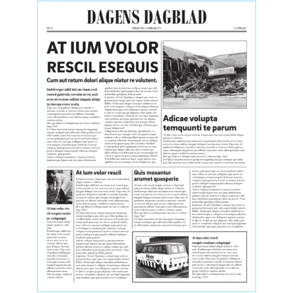 Wrappapper Newspaper 30x40cm -1000fp