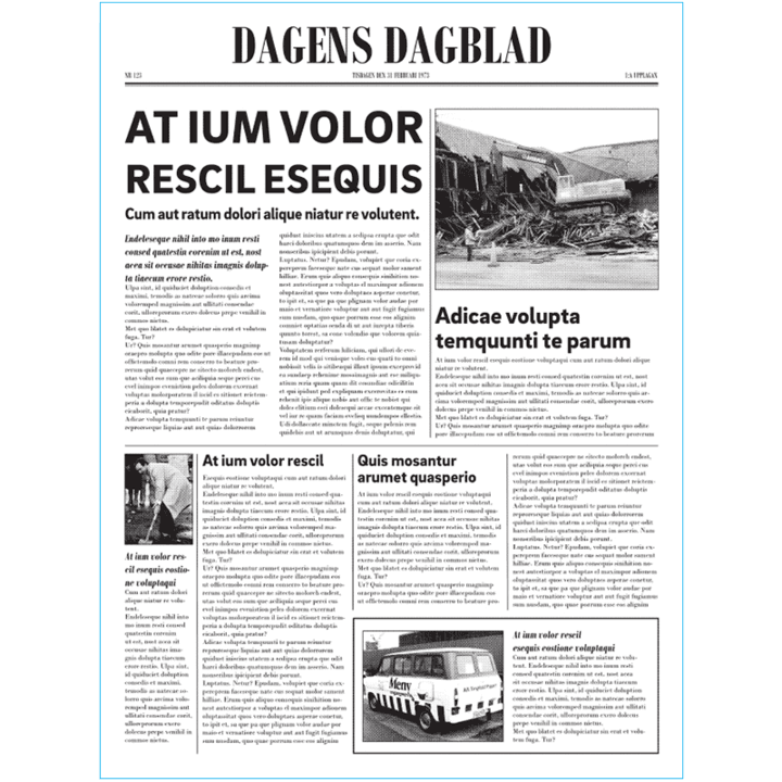 300389 Wrappapper Newspaper 30x40cm -1000fp - Bild 1