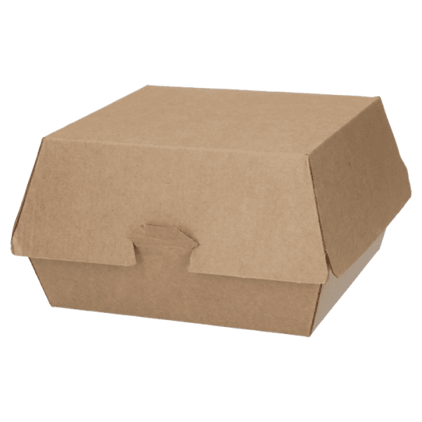 Hamburgerbox Well4Food Papper Brun -300 fp