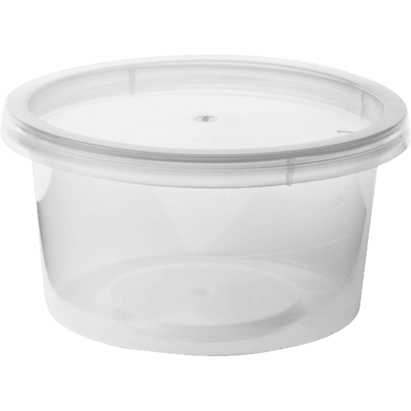 100ml Dressingbägare PP Klar inkl. Lock -1050 fp