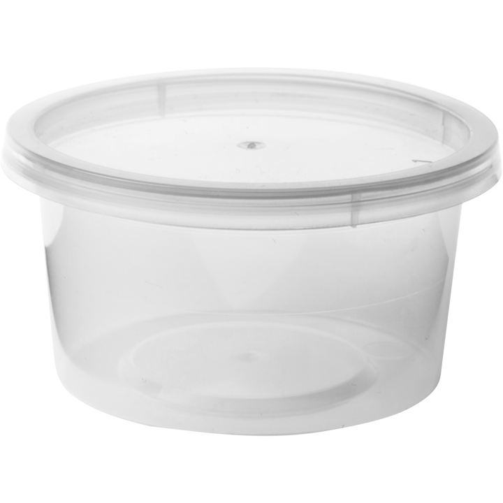 MX10 100ml Dressingbägare PP Klar inkl. Lock -1050 fp - Bild 1